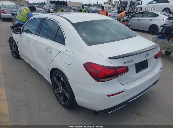 WDD3G4EBXKW006937 2019 MERCEDES-BENZ A 220 White Задня ліва чверть