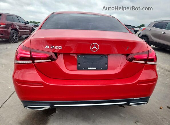 WDD3G4EBXKW017453 2019 MERCEDES-BENZ A Red 