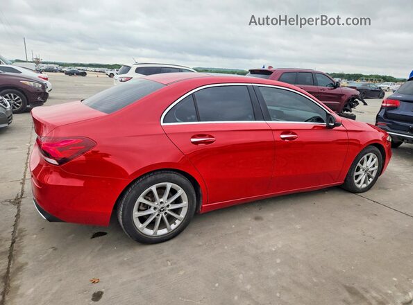 WDD3G4EBXKW017453 2019 MERCEDES-BENZ A Red 