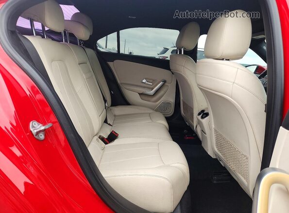 WDD3G4EBXKW017453 2019 MERCEDES-BENZ A Red 