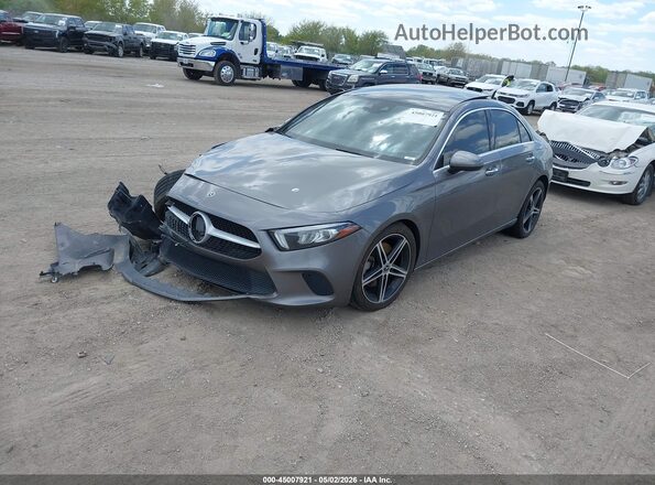 WDD3G4FBXKW014180 2019 MERCEDES-BENZ A 220 Gray Front left