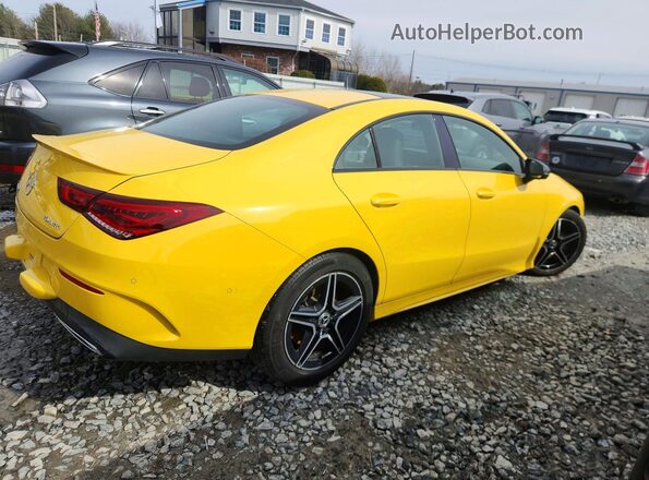 WDD5J4HB0LN034212 2020 MERCEDES-BENZ CLA-CLASS Желтый Задняя правая четверть