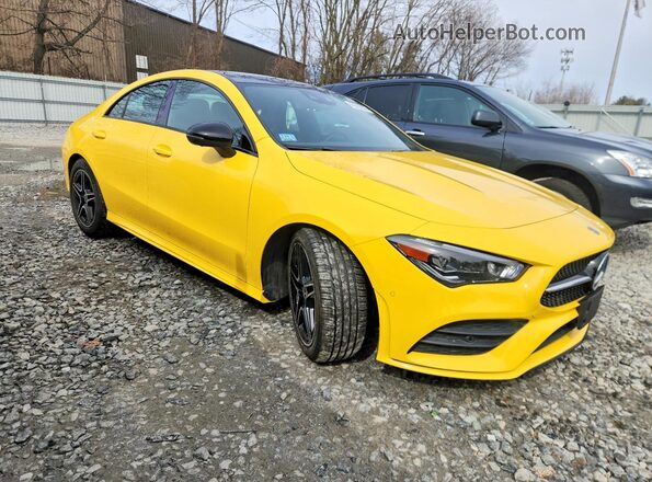 WDD5J4HB0LN034212 2020 MERCEDES-BENZ CLA-CLASS Желтый Передняя правая четверть