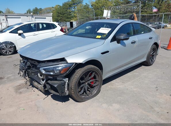 WDD7X8JB0LA015675 2020 MERCEDES-BENZ AMG GT 63 4-DOOR COUPE Silver წინა მარცხენა ხედი სამი მეოთხედიდან