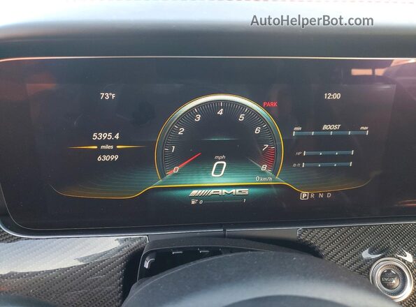 WDD7X8KB3KA001749 2019 MERCEDES-BENZ AMG Черный Вид щитка приборов