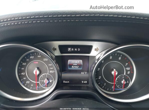 WDDJK6GA4HF043786 2017 MERCEDES-BENZ SL 450 Черный Вид задних сидений