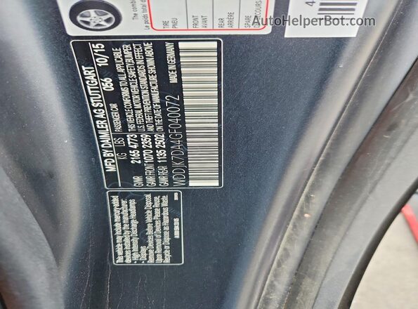 WDDJK7DA4GF040072 2016 MERCEDES-BENZ SL Черный Вид подкапотного пространства