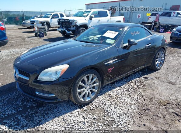 WDDPK3JA4GF124481 2016 MERCEDES-BENZ SLK 300 Black Vista tres cuartos delantera izquierda