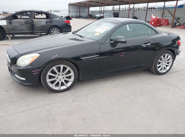 WDDPK3JAXGF123366 2016 MERCEDES-BENZ SLK 300 Черный Передняя левая четверть