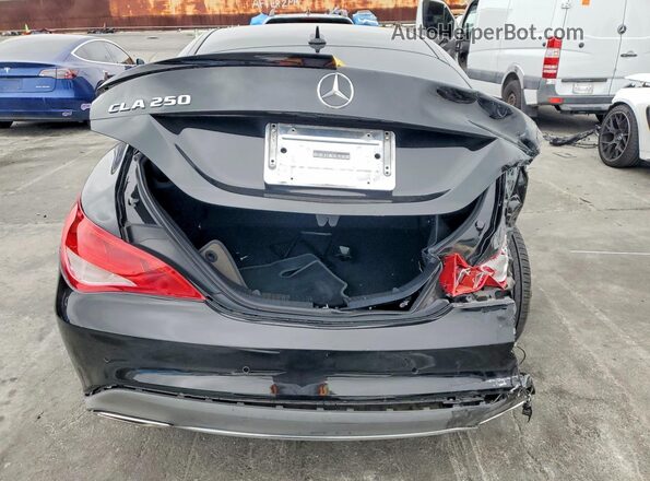 WDDSJ4EB0JN639822 2018 MERCEDES-BENZ CLA-CLASS Black Vista trasera