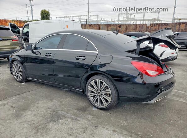 WDDSJ4EB0JN639822 2018 MERCEDES-BENZ CLA-CLASS Black Trasero izquierdo