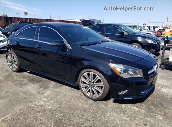 WDDSJ4EB0JN639822 2018 MERCEDES-BENZ CLA-CLASS Black Delantero derecho