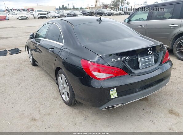 WDDSJ4EB0JN680869 2018 MERCEDES-BENZ CLA 250 Black Rear left