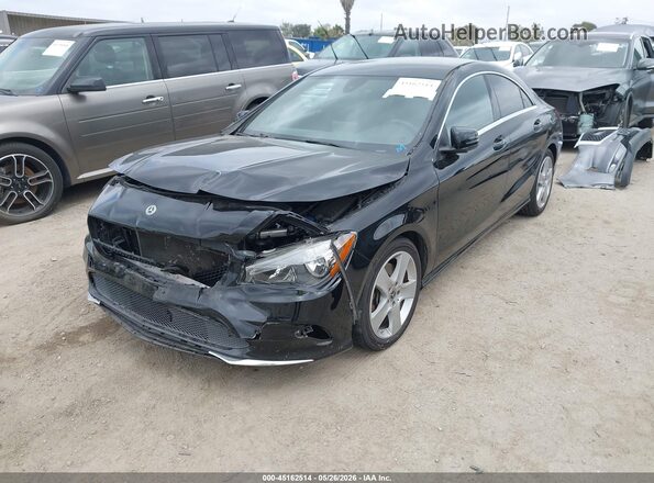 WDDSJ4EB0JN680869 2018 MERCEDES-BENZ CLA 250 Black Front left