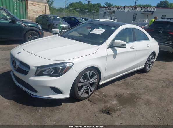 WDDSJ4EB0KN769018 2019 MERCEDES-BENZ CLA 250 White Front left