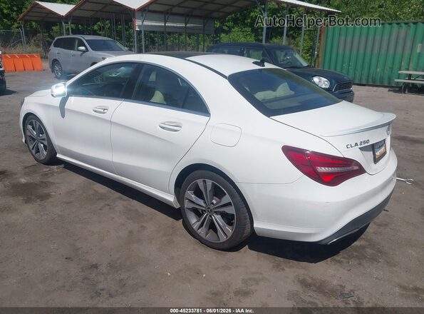 WDDSJ4EB0KN769018 2019 MERCEDES-BENZ CLA 250 White Rear left