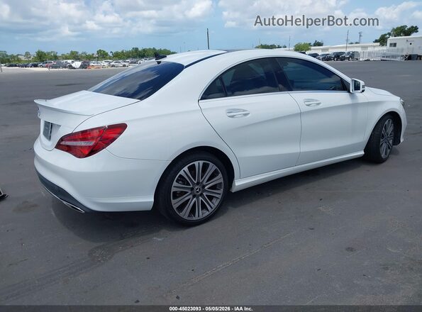 WDDSJ4EB1JN664132 2018 MERCEDES-BENZ CLA 250 White Trasero derecho