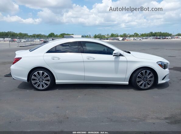 WDDSJ4EB1JN664132 2018 MERCEDES-BENZ CLA 250 White Vista interior trasera
