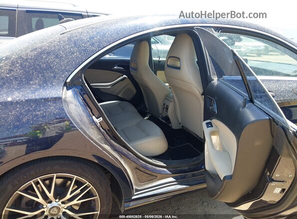 WDDSJ4EB3JN502969 2018 MERCEDES-BENZ CLA 250 Blue Vista de la etiqueta del VIN