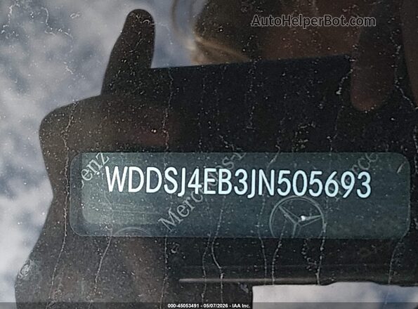 WDDSJ4EB3JN505693 2018 MERCEDES-BENZ CLA 250 White Вид підкапотного простору
