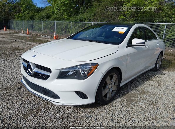 WDDSJ4EB3JN505693 2018 MERCEDES-BENZ CLA 250 White Передня ліва чверть