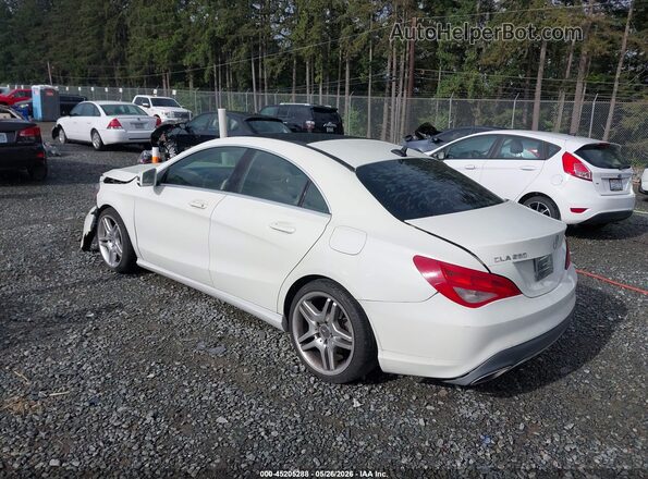 WDDSJ4EB3JN514961 2018 MERCEDES-BENZ CLA 250 White Rear left