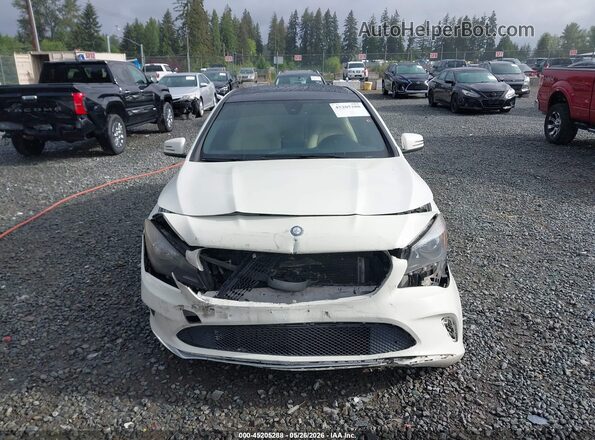 WDDSJ4EB3JN514961 2018 MERCEDES-BENZ CLA 250 White Instrument cluster view
