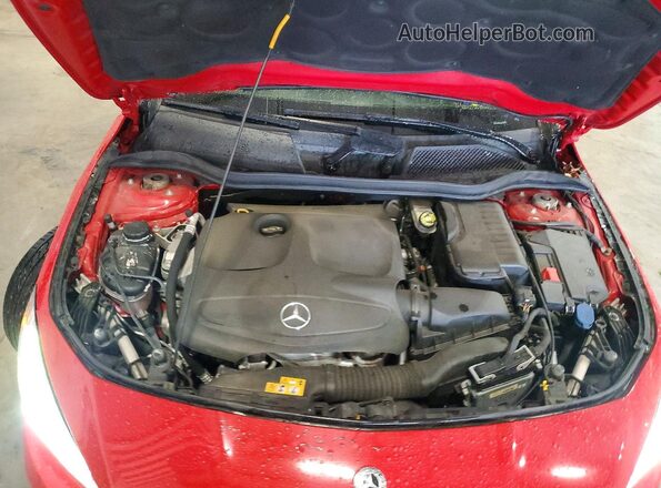 WDDSJ4EB3KN766713 2019 MERCEDES-BENZ CLA-CLASS Red Vista interior trasera