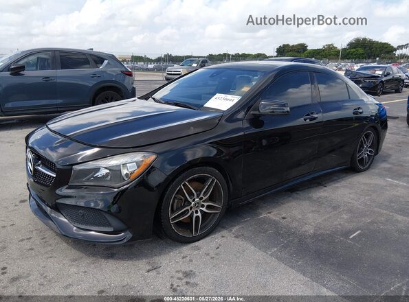 WDDSJ4EB4JN608962 2018 MERCEDES-BENZ CLA 250 Black Front left