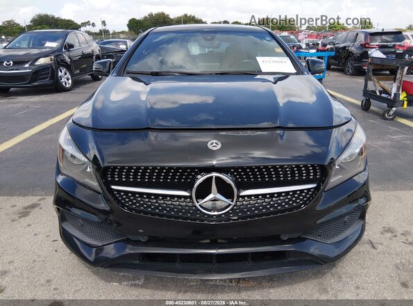 WDDSJ4EB4JN608962 2018 MERCEDES-BENZ CLA 250 Black Rear interior view