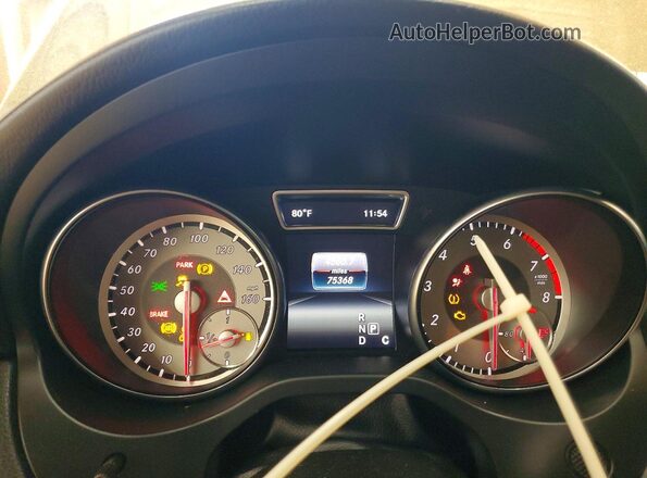 WDDSJ4EB5GN382293 2016 MERCEDES-BENZ CLA-CLASS Black Vista del cuadro de instrumentos