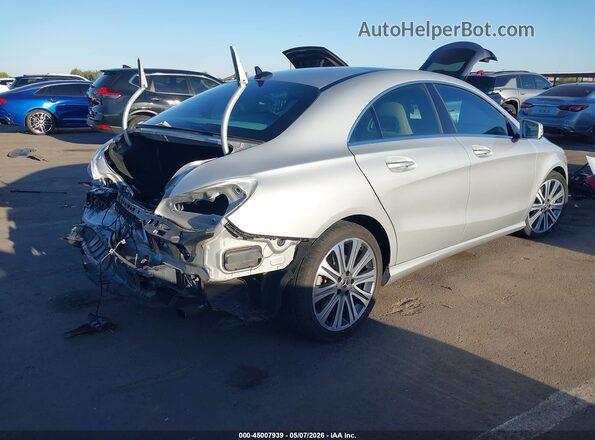 WDDSJ4EB5JN592898 2018 MERCEDES-BENZ CLA 250 Silver Հետևի աջ