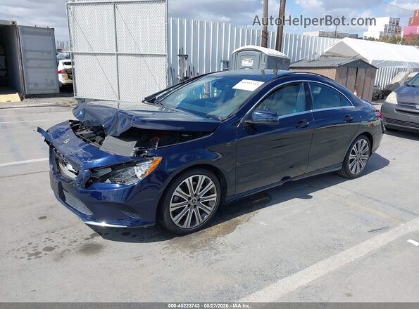 WDDSJ4EB6JN528501 2018 MERCEDES-BENZ CLA 250 Синий 