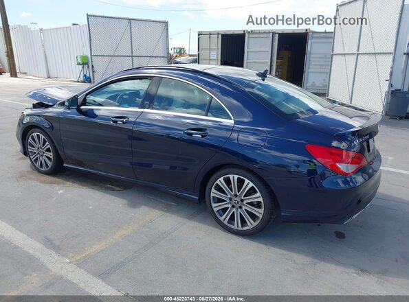 WDDSJ4EB6JN528501 2018 MERCEDES-BENZ CLA 250 Синий 