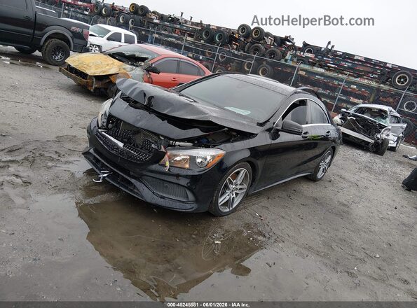 WDDSJ4EB6JN528806 2018 MERCEDES-BENZ CLA 250 Black Przód lewy