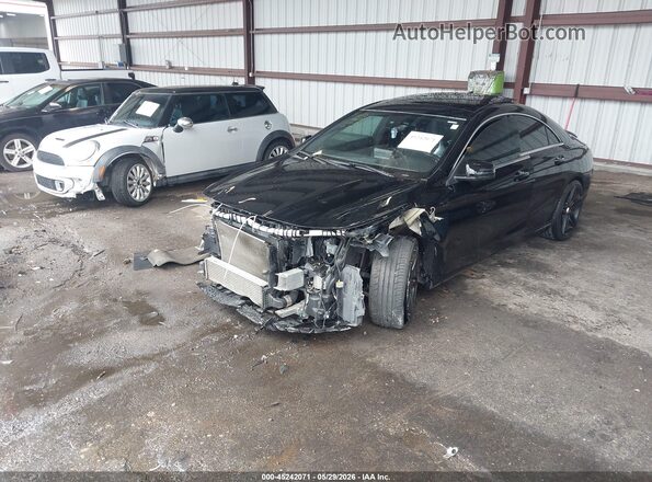 WDDSJ4EB7JN563029 2018 MERCEDES-BENZ CLA 250 Black Առջևի ձախ երեք քառորդ տեսարան