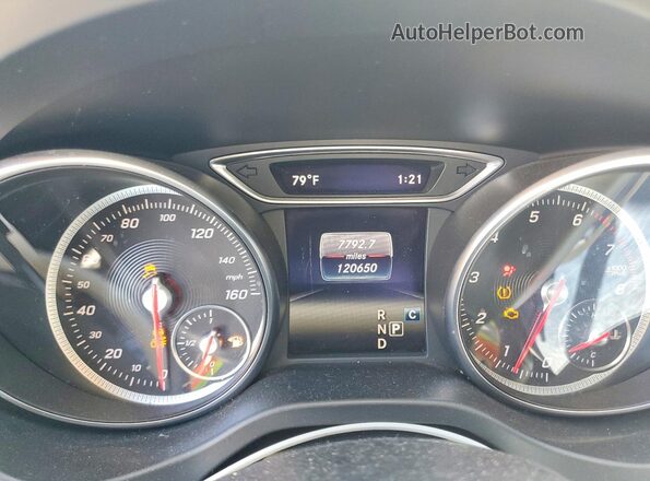 WDDSJ4EB7KN710967 2019 MERCEDES-BENZ CLA-CLASS Black Вид щитка приладів