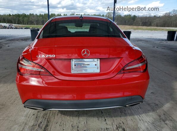 WDDSJ4EB7KN744777 2019 MERCEDES-BENZ CLA-CLASS Red Вид ззаду