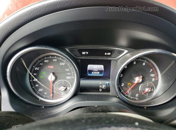 WDDSJ4EB7KN744777 2019 MERCEDES-BENZ CLA-CLASS Red Вид щитка приладів