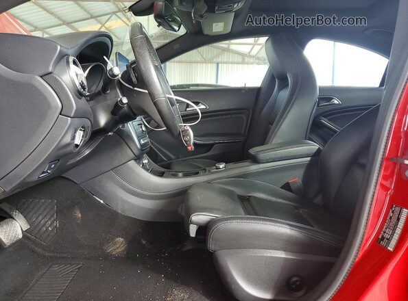 WDDSJ4EB7KN744777 2019 MERCEDES-BENZ CLA-CLASS Red Вид салону спереду