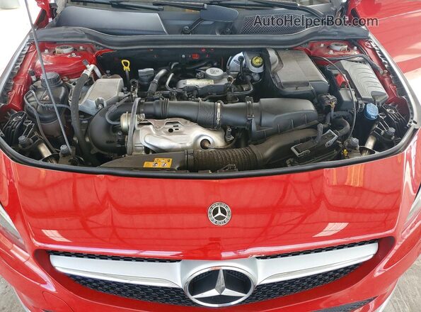WDDSJ4EB7KN744777 2019 MERCEDES-BENZ CLA-CLASS Red Вид задньої частини салону