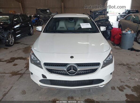 WDDSJ4EB8JN594693 2018 MERCEDES-BENZ CLA 250 White Instrument cluster view