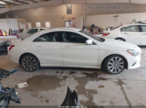 WDDSJ4EB8JN594693 2018 MERCEDES-BENZ CLA 250 White Rear interior view