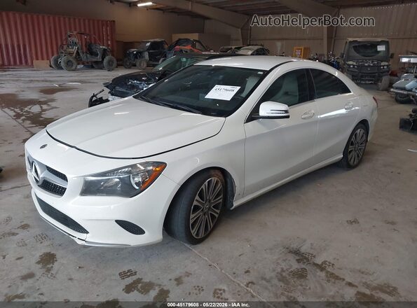 WDDSJ4EB8JN594693 2018 MERCEDES-BENZ CLA 250 White Front left