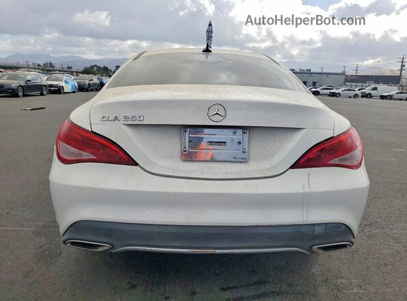 WDDSJ4EB8KN705809 2019 MERCEDES-BENZ CLA-CLASS White Вид ззаду