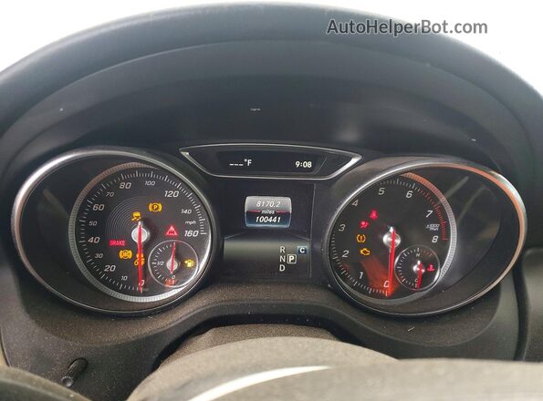 WDDSJ4EB8KN705809 2019 MERCEDES-BENZ CLA-CLASS White Вид щитка приладів