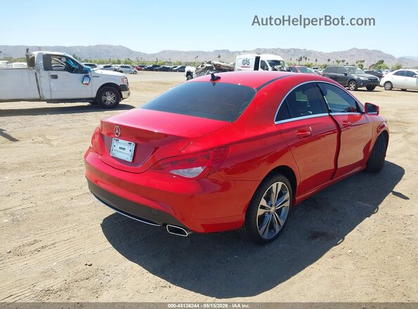WDDSJ4EB9GN310139 2016 MERCEDES-BENZ CLA 250 Красный Задняя правая четверть
