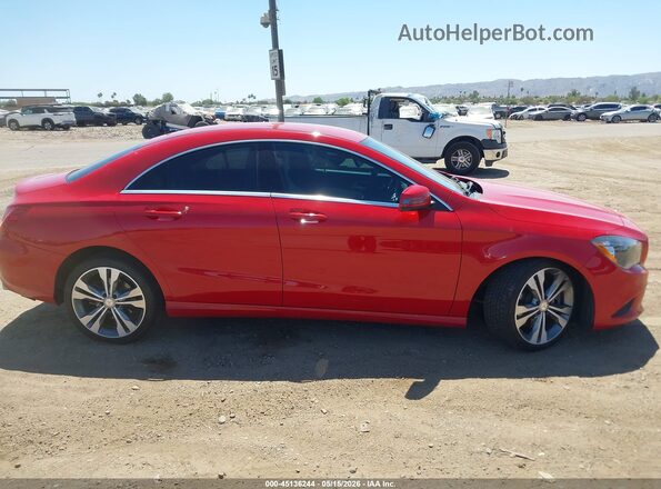 WDDSJ4EB9GN310139 2016 MERCEDES-BENZ CLA 250 Красный Вид задней части салона