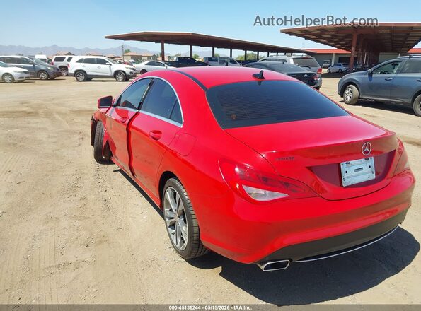 WDDSJ4EB9GN310139 2016 MERCEDES-BENZ CLA 250 Красный Задняя левая четверть
