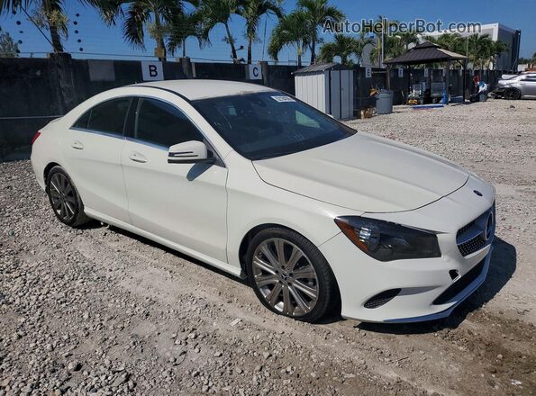 WDDSJ4EB9JN571200 2018 MERCEDES-BENZ CLA-CLASS Белый Передняя правая четверть